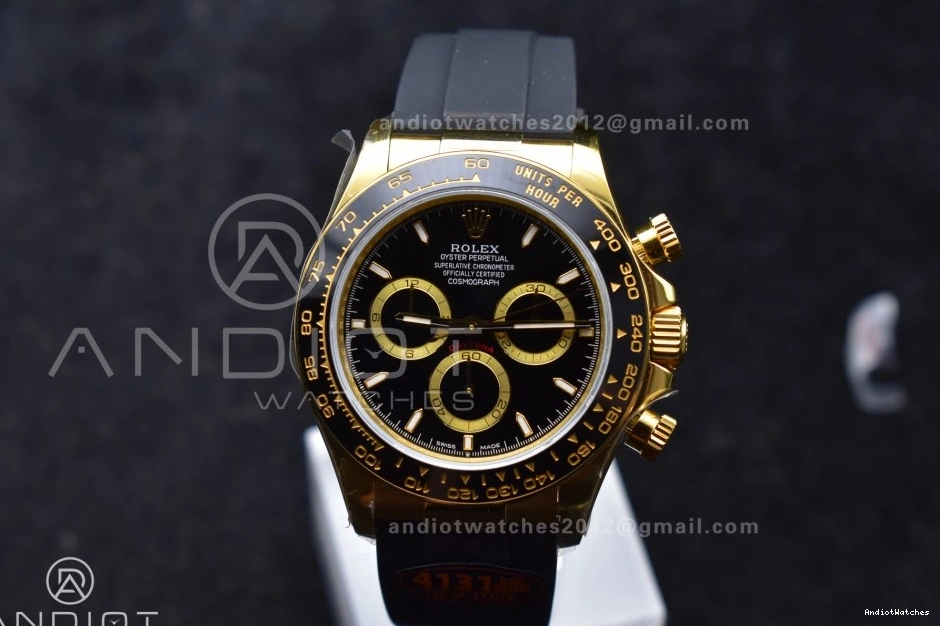 Edition 803 Dial Black QF V6 SH4131 on Best Strap Stylish 1:1 (Weighted) Oysterflex 126518 Daytona 0110